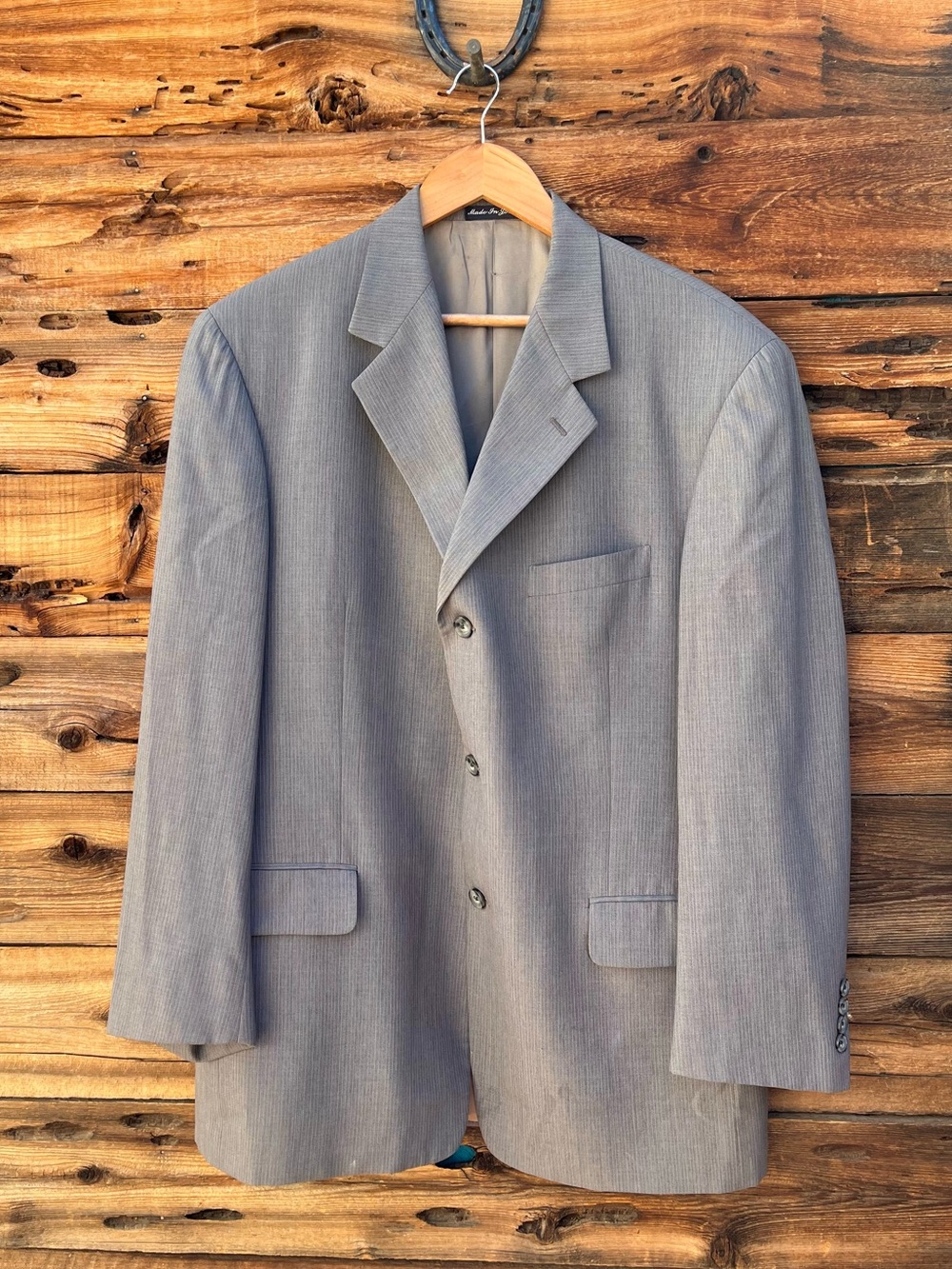 PERRY ELLIS | Gray Suit Jacket with Subtle Texture 44/36 - Picture 2 of 11